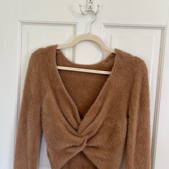 aerie Sweaters - Aerie Brown V-Neck Sweater